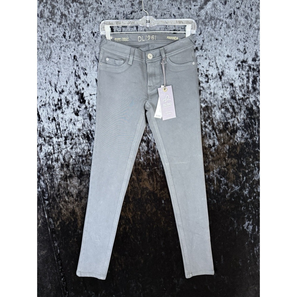 DL1961 Amanda Skinny Pants Women's 25 Black Stretch BNWT MSRP $168
